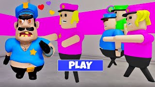 SECRET LOVE - BRUNO'S FALL IN LOVE WITH POLICE GIRL? SCARY OBBY ROBLOX #roblox #obby