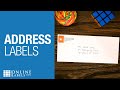 Address Labels | Product Overview