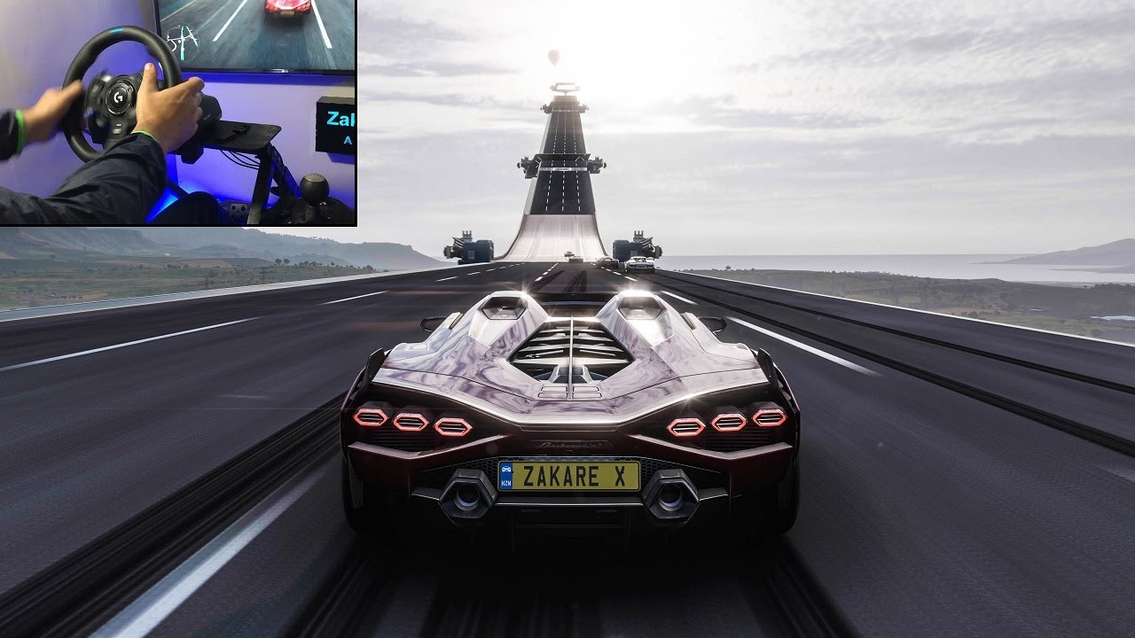 Forza Horizon 5 / Sian Roadster / Steering Wheel Gameplay