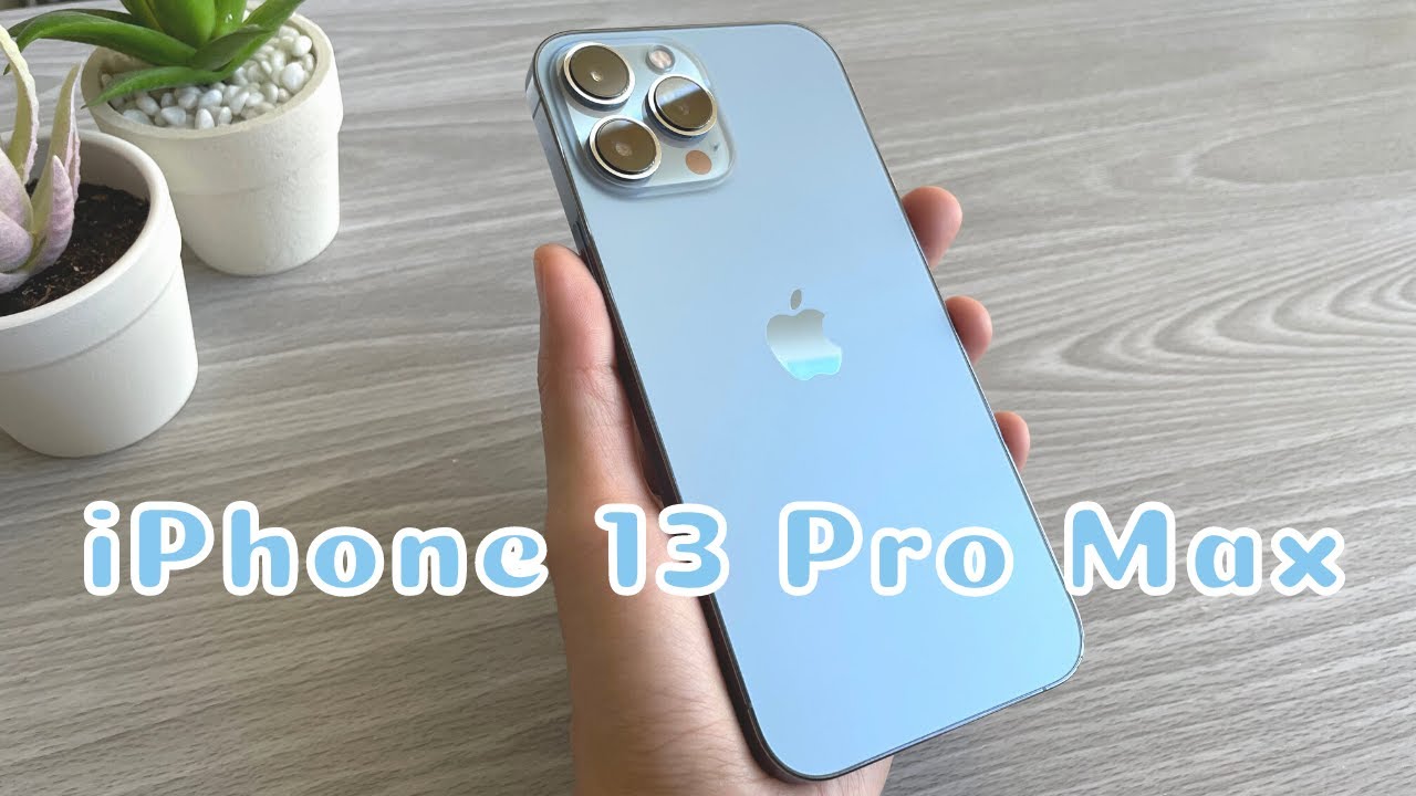 Iphone 13 Pro Max Sierra Blue Unboxing Youtube