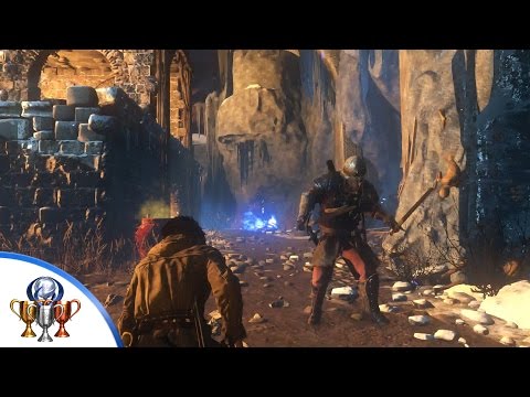 Rise of the Tomb Raider-Fearless Trophy-Melee Finisher on a Deathless Swordsman