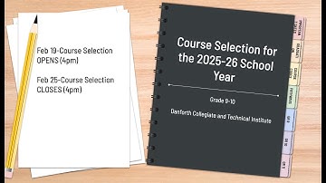 Grade 9-10 Course Selection Presentation