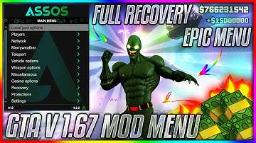 Gta V mod menu - ASSOS Premium 4.3.0 - Best Menu - Undetected - 21/07/2023