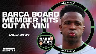 ‘I’m APPALLED!’  Barcelona board member tweets saying Vinicius Jr ‘deserves a slap’ | ESPN FC