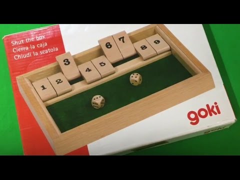 Goki Shut the Box Grand modèle - Jeu de société