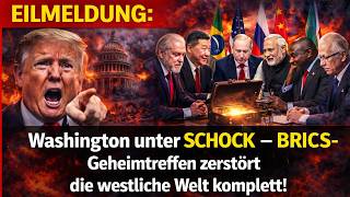 BREAKING NEWS: Washington in SHOCK - BRICS secret meeting completely destroys the Western world!