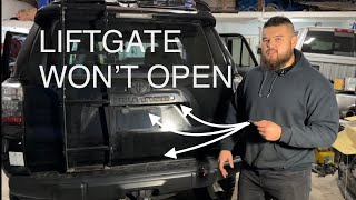 Toyota 4Runner Tailgate Won’t Open/Not Working? How to Fix HATCH LIFTGATE LATCH TRUNK Repair