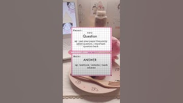 How to make flashcards #fypシ #studyinspiration #aesthetic #studytips #studymotivation