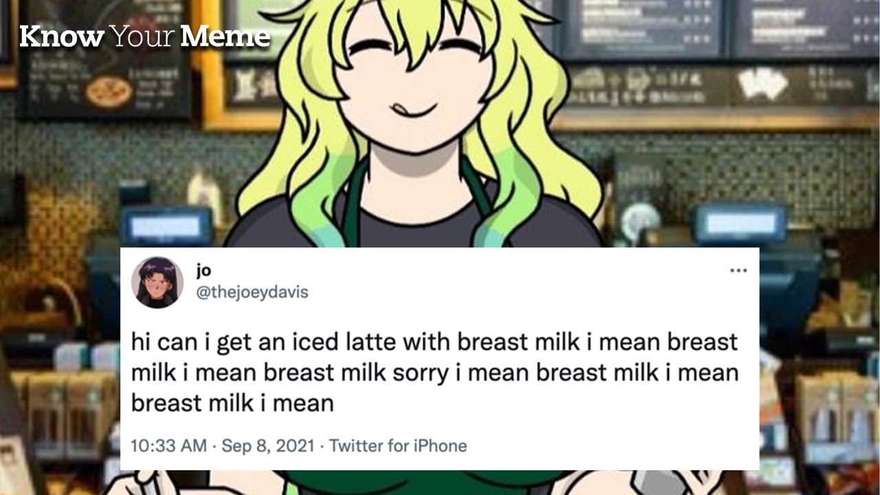 Can i get an iced latte with breast milk