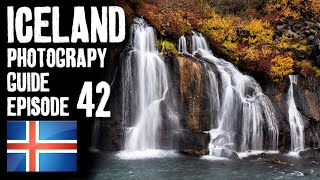 HRAUNFOSSAR - Autumn Waterfall in Iceland | 4K