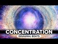 40 Hz Binaural Beats for Concentration: Improve Concentration &amp; Focus