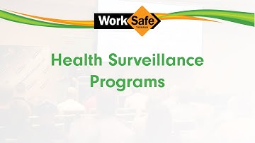 Health Surveillance Programs