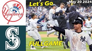 Yankees vs. Mariners  [FULLGAME] Highlights , May 20 2024 | MLB Season 2024