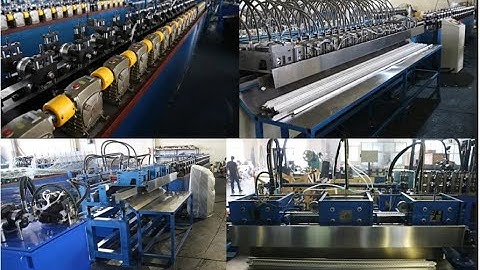 Ceiling T bar roll forming machine, T grid making machine by KaiGui