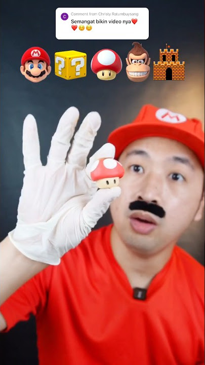 Part 1 Makanan Super Mario🍄 #asmr #mukbang #makansesuaiemoji #supermario #nitendo