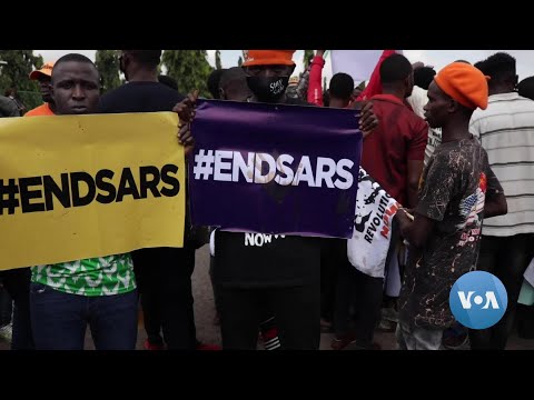 Nigerian Protestors Call for Justice a Year After Mass Demonstrations Against Notorious Police Squad.