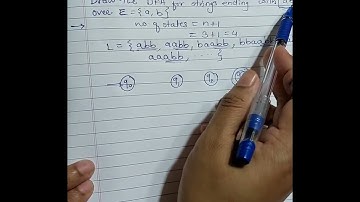 Theory of computation lectures/Automata Theory/DFA for strings ending with abb
