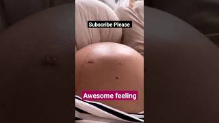 This baby movement feeling is awesome shorts trending babycare viral pregnancy babymovement
