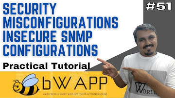 bwapp insecure snmp configurations || what is snmp || bwapp tutorial || Cyber World Hindi