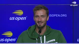 Daniil Medvedev: "When you serve like I did today it helps a lot!" | US Open 2020 Press Conference