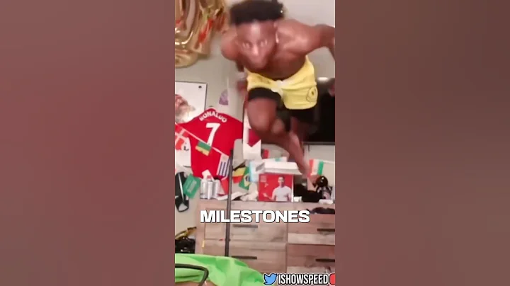 Speed Jumps Into His Setup To Celebrate Subscriber Milestones 💀