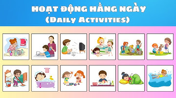 ⏰ Bé Học Tiếng Anh Hoạt Động Hằng Ngày | Daily Activities for Kids 👶  | Oh Vui Kids