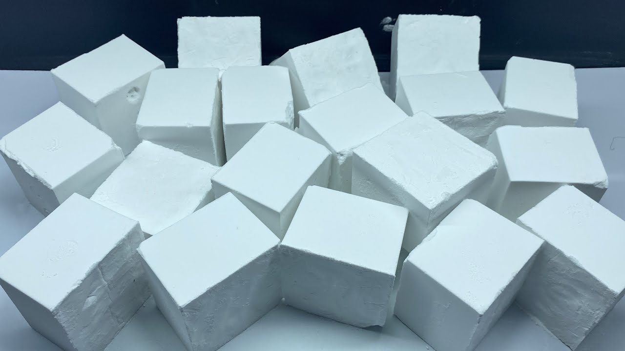 ASMR Crunchy Baking Soda Crush || Big Blocks Crushed Dusty and fluffy texture 