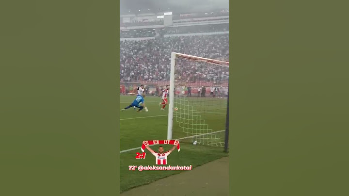 72' GOOOOOOOOOOL! ALEKSANDAR KATAI! Crvena zvezda - Partizan 2:1 #fkcz #derbi