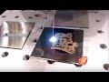 Equipo para grabar sobre metal con rayo láser