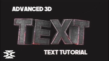 How to create Advanced 3D text in Cinema 4D