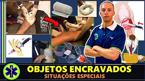 O que fazer em caso de ferimento com objeto encravado?