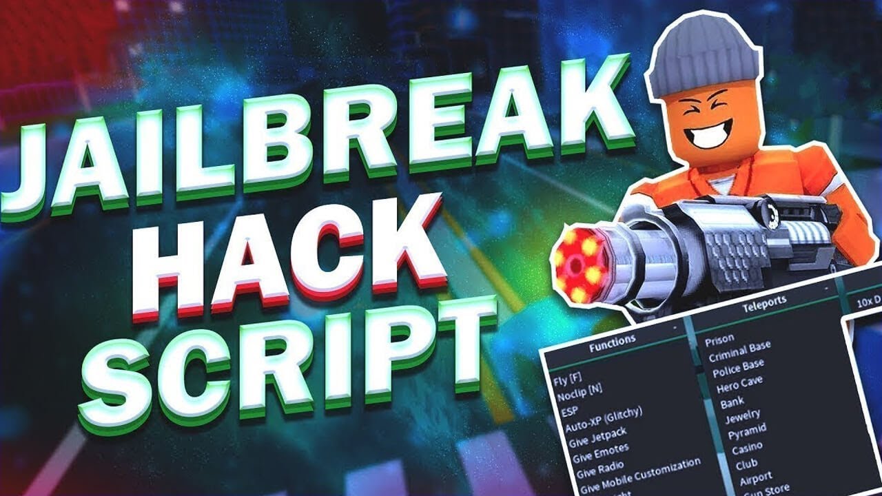 JAILBREAK SCRIPT UNLIMITED MONEY, AUTO ROB, TELEPORTS