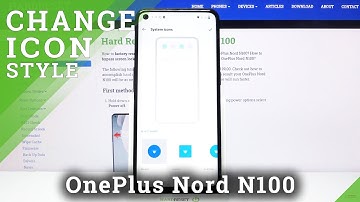 How to Change Icons Style in OnePlus Nord N100 – Change Icons Shapes