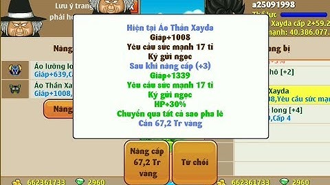 - Chuyển Hoá Đồ Thần Linh 6sao chỉ vì đẹp | ngọc rồng online