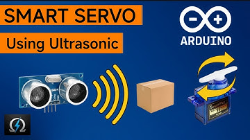 ROTATE Servo met behulp van een ultrasone sensor | Arduino Servo Project met een ultrasone sensor...