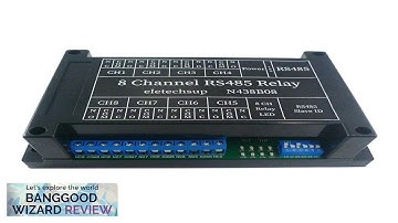with TVS protected DC 12V 8Ch RS485 Relay Module Modbus RTU 03 Review