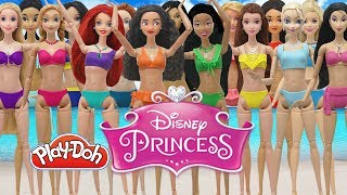 Play Doh 15 Disney Princesses Swimsuits Inspired Costumes