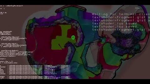praxis: Resizing the text editor shader live