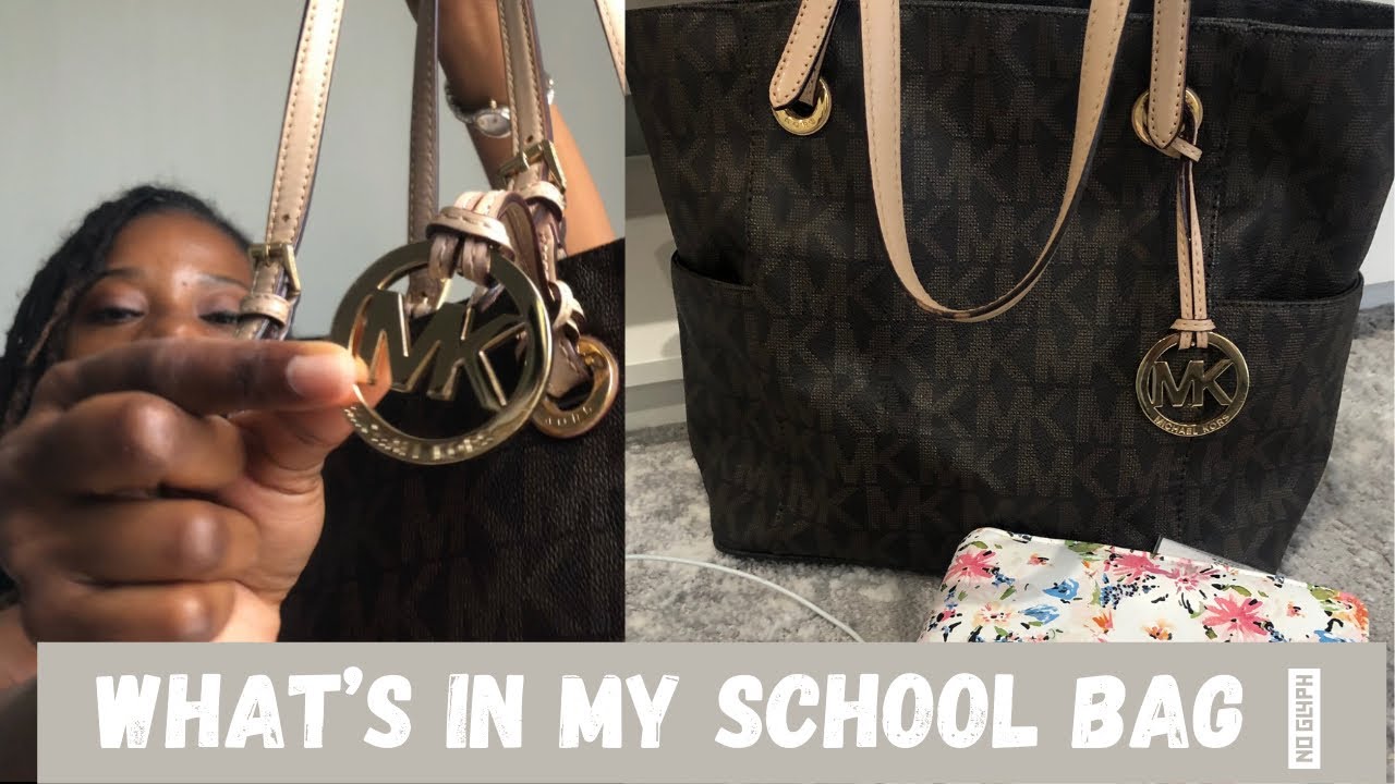 WHATS IN MY MICHAEL KORS SANDRINE/ WHATS FIT IN! #whatsinmybag2022 