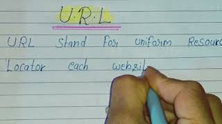 definition of  URL || URL || IT|| computer ||