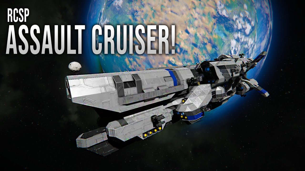 PHOENIX ASSAULT CRUISER! (RCSP Fleet) - Space Engineers - YouTube