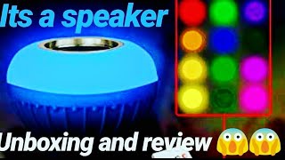 Strangest gadget ever unboxed || A speaker in the bulb !! || Smart LED Bulb