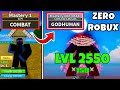 Noob to pro with full body haki  unlocked god human and human v4 full awakening  no robux