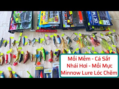 Video Mồi Câu Nhật : Mồi Mềm, Cá Sắt, Nhái Hơi, Minnow Lure... - youtube