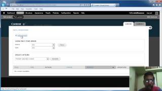 Drupal 7 content type and content creation