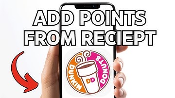 SIMPLE! HOW TO ADD DUNKIN DONUTS POINTS FROM RECEIPT IN 2025! FULL GUIDE!