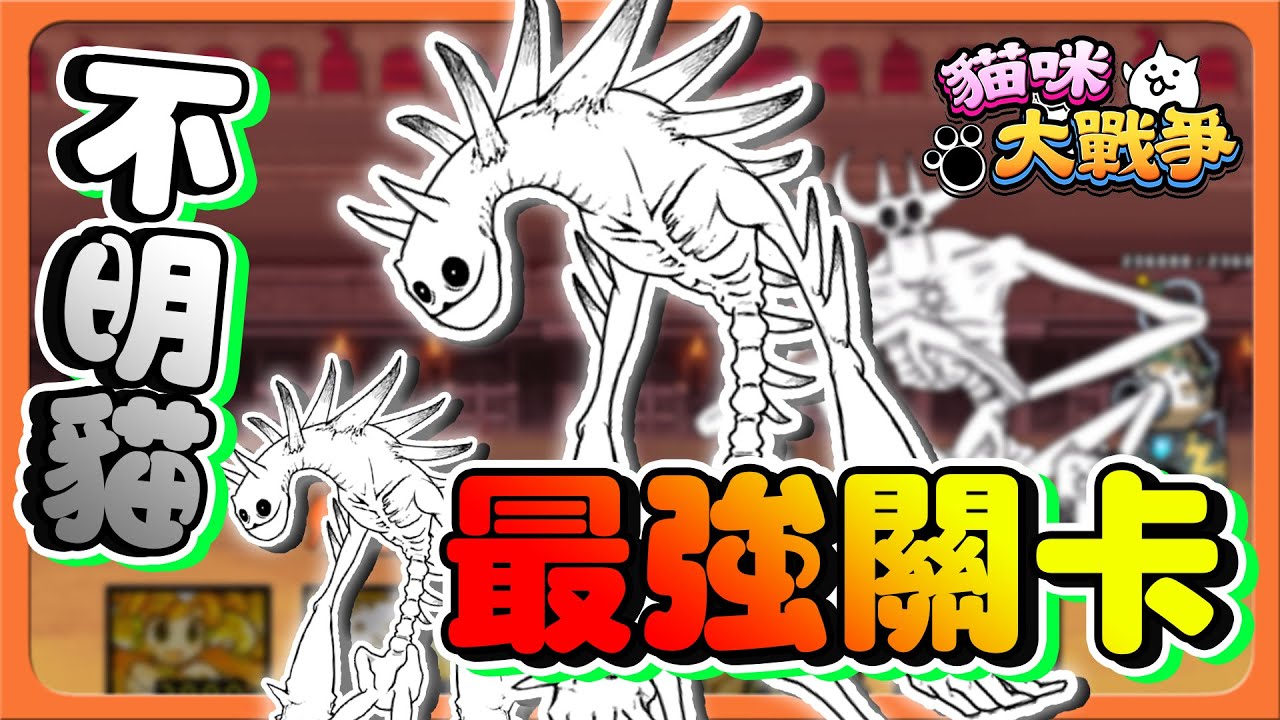 『貓咪大戰爭』不明貓有用了？最強領域發威！「不明貓最強關卡」這強度有目共睹，以後還是別出來了！【巧克力】
