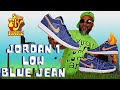 THE JORDAN 1 LOW BLUE JEAN COMES IN MENS AND (GS) I GOT BOTH THEY ARE FIRE (WHERE TO BUY)!!!