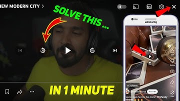 How To Remove Cross From You Tube | How To Remove Play Pause Button On YouTube Video
