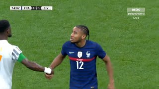 Christopher Nkunku vs Côte d'Ivoire welcome to Manchester United